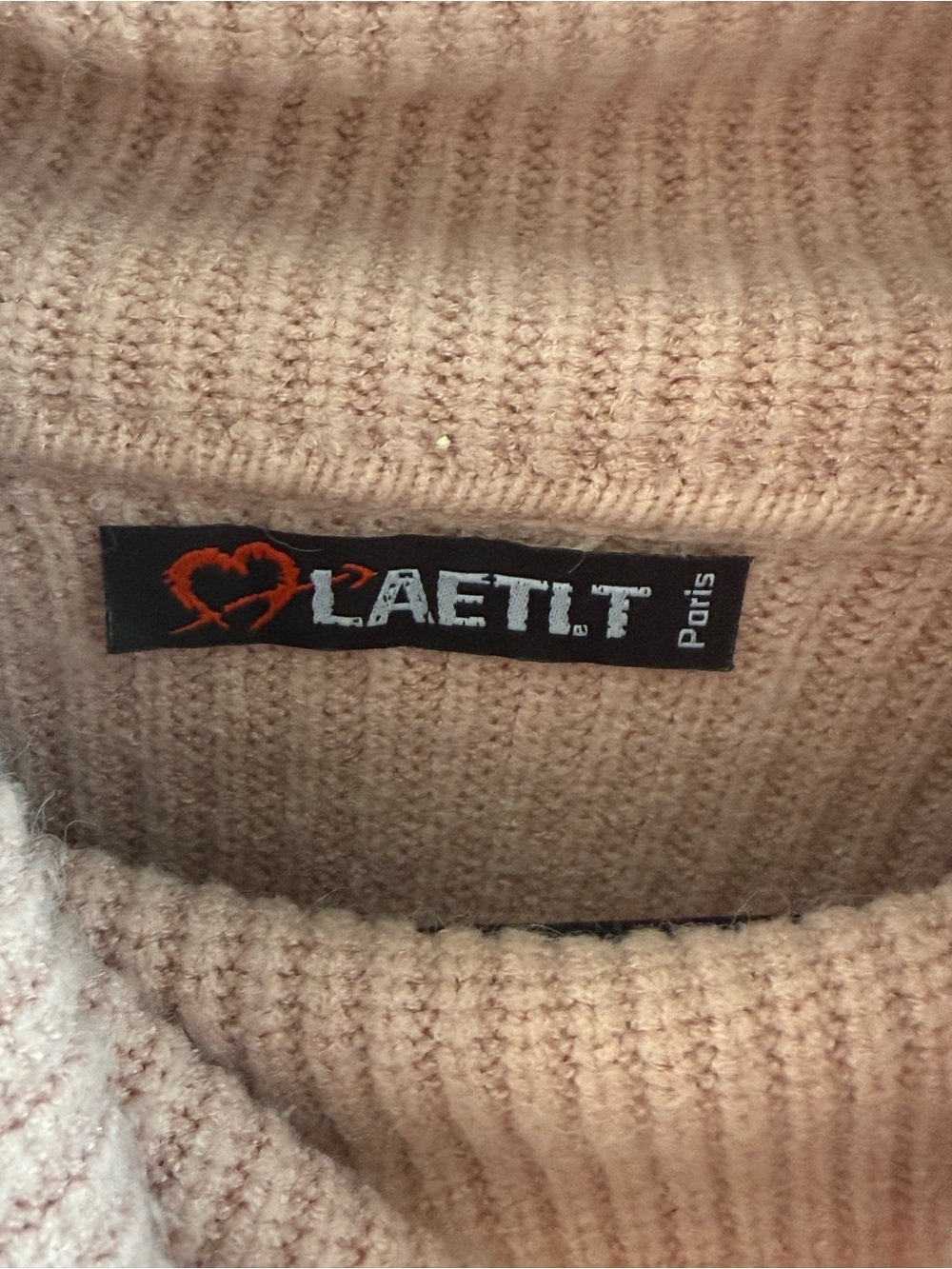 Soft Knit Turtleneck Sweater - Blush Pink 🎀 - Picture 2 of 2